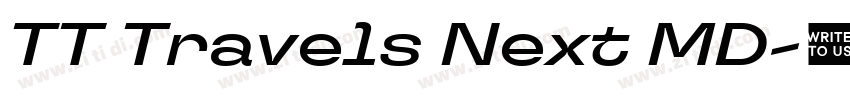 TT Travels Next MD字体转换